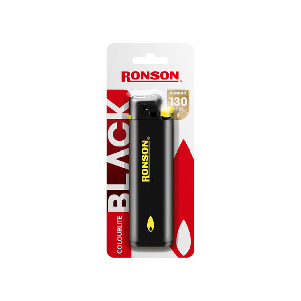 Pack Ronson Colourlite Black Blister